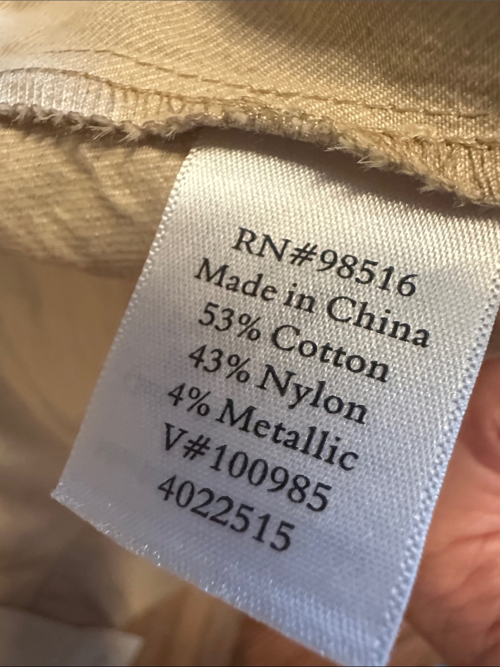 Coldwater Creek Beige Button-Front Utility Jacket - Picture 5 of 6